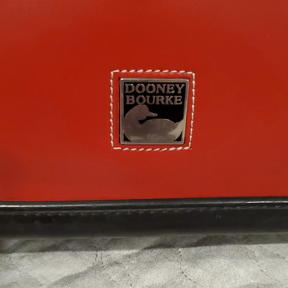 Dooney & Bourke Bold Red Satchel - Picture 6 of 13